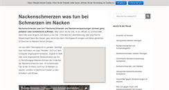 Desktop Screenshot of nackenschmerzenwastun.com