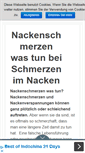 Mobile Screenshot of nackenschmerzenwastun.com