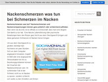 Tablet Screenshot of nackenschmerzenwastun.com